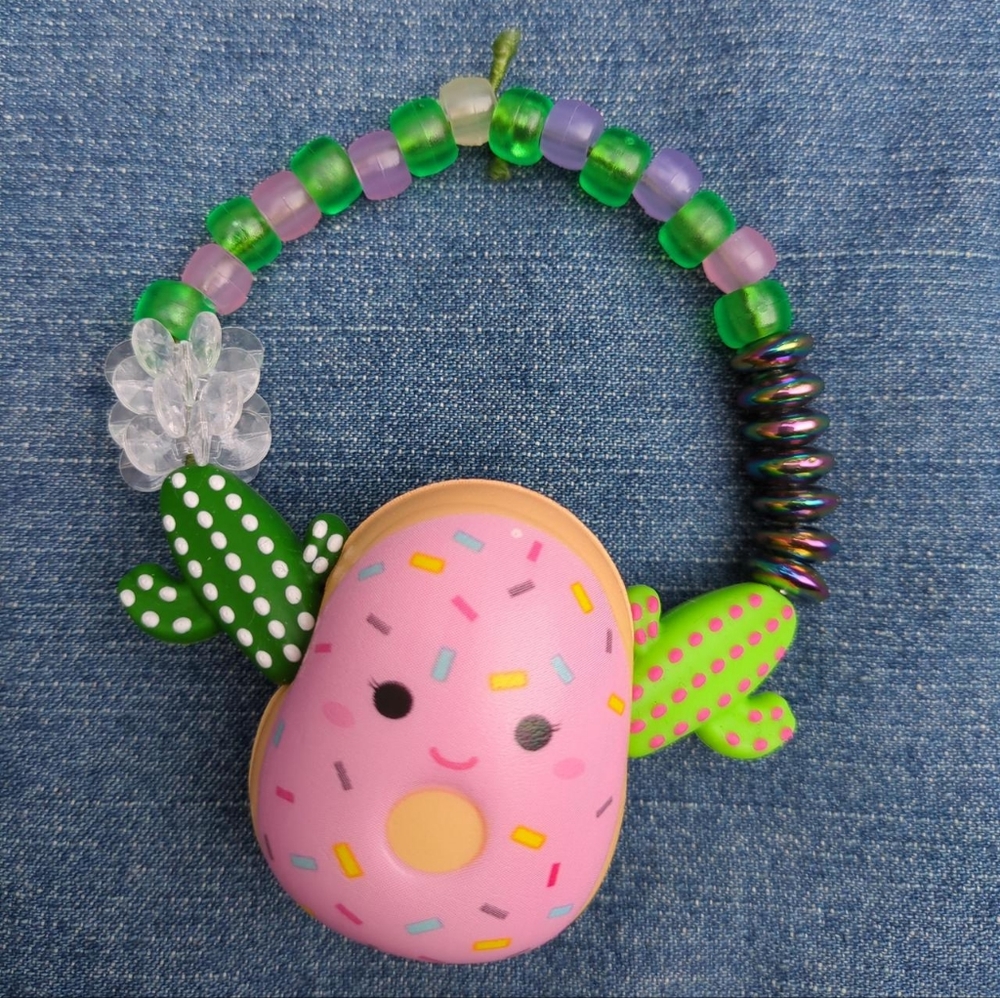 Squishmallow donut fidget bracelet
